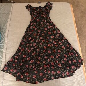 ❤️Floral Black Dress